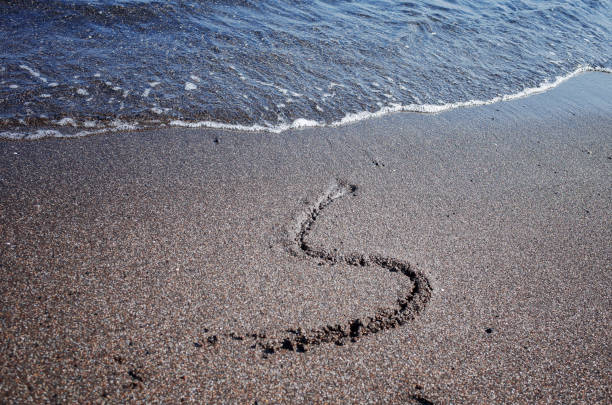 istock The alphabet written in the sand 1284884036