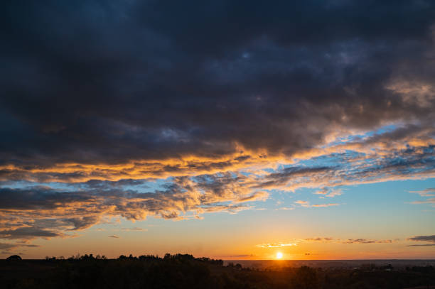 istock Sky and clouds sunset, beautiful sunset and clouds 1284886854