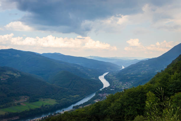 istock Drina river canyon in Tara National Park 1284895823