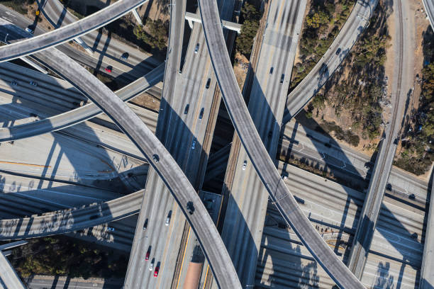 istock Los Angeles Freeways Aerial 1284895824
