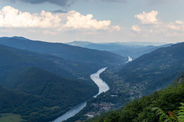 istock Drina river canyon in Tara National Park 1284896816