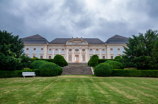 Halbturn, Austria - June 20 2019: Castle Halbturn is a baroque palace in burgenland.