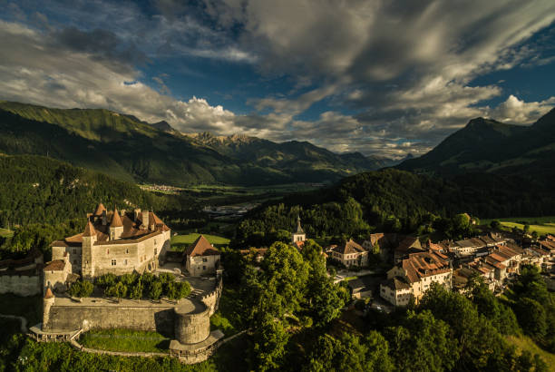 istock The medieval village of Gruyeres, Switzerland 1284901708