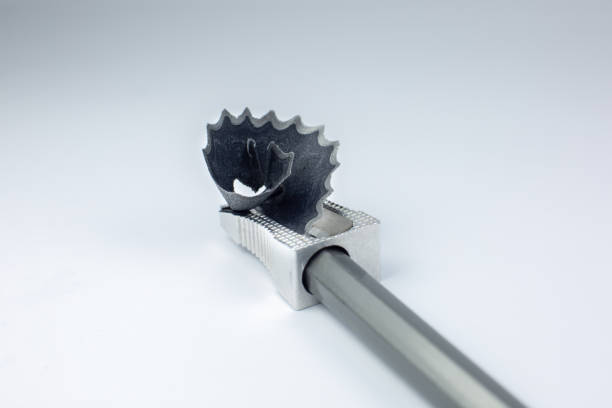 istock Sharpener and a broken pencil. Shavings and a graphite on white background. Close up photo. 1284909554