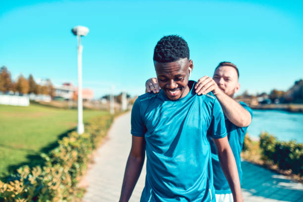 istock Teamwork And Sports Massage Care Is Important For Multiethnic Athletes 1284912083