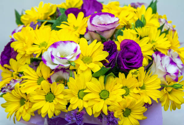 istock Close up beautiful bright colorful bouquet 1284913394