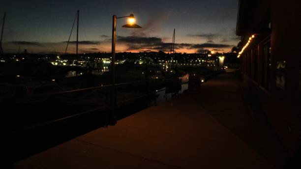 istock a sleepy boat dock after sunset 1284932733