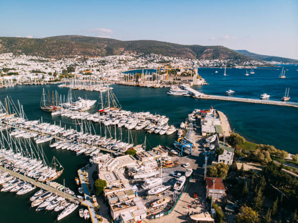 istock Aerial View Bodrum Castle and Marina 1284934803