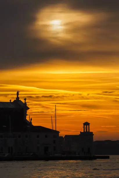 Photo of Venice Lagoon beautiful winter sky