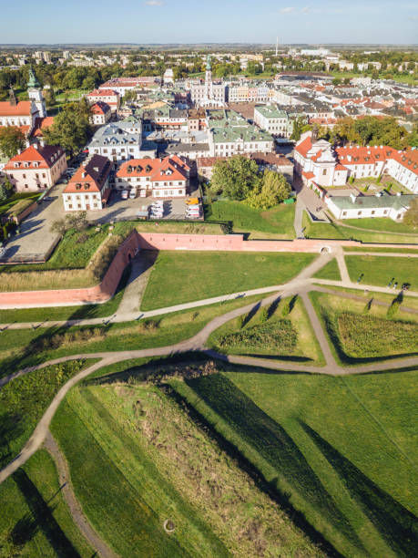 istock Panorama of Zamosc 1284942268