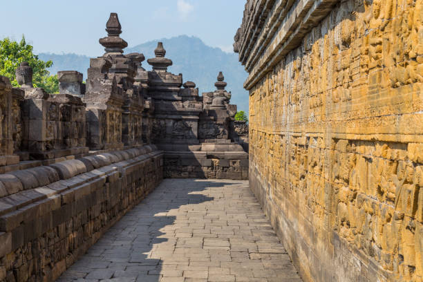 istock Ancient Buddhist temple of Borobudur 1284942572