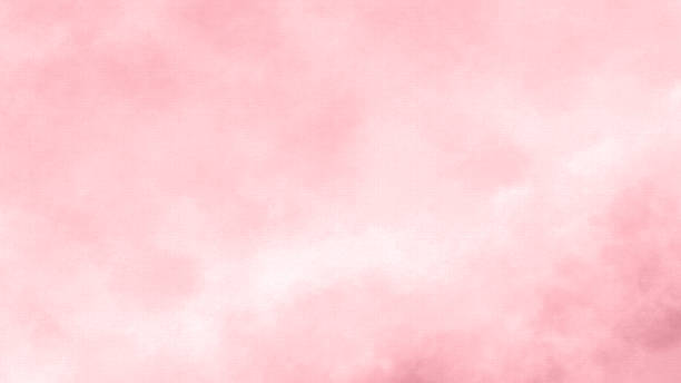コピースペースを用いた水彩紙の水彩画 - ミレニアルピンク - ピンク　背景 ストックフォトと画像