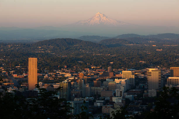 istock Downtown Portland Oregon City Skyline Sunset 1284946592