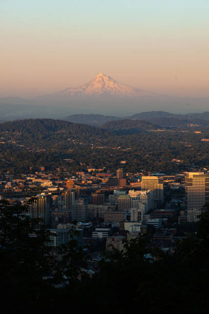 istock Downtown Portland Oregon City Skyline Sunset 1284946610
