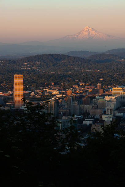 istock Downtown Portland Oregon City Skyline Sunset 1284946754