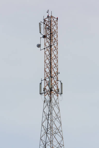 istock Communication equipment for digital signal transmission. 1284948921