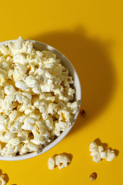 istock Homemade popcorn on on colorful backgrounds 1284954776