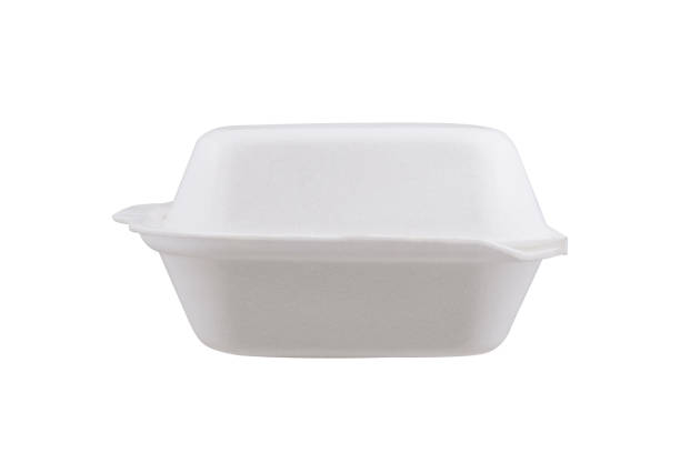 istock Styrofoam meal box isolated on white background 1284958249