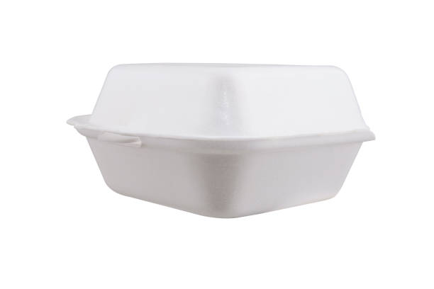 istock Styrofoam meal box isolated on white background 1284958295