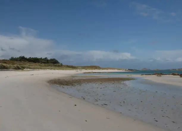 The Isles of Scilly are an Archipelago off the Coast of Cornwall with 5 Inhabited Islands.
