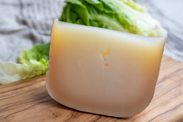 istock Cheese collection, French sheep cheese ossau iraty from Pyrenees mountains. 1284962308