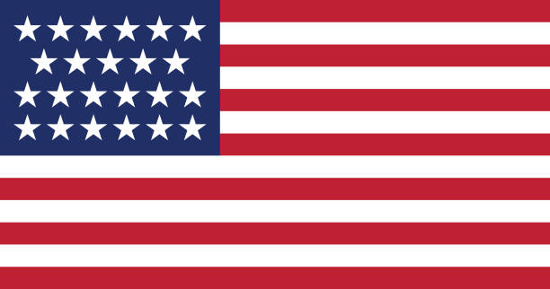 istock Flag of the United States between 1820 and 1822 (23 stars) 1284962571