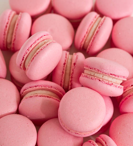 istock pastries macarons. Dessert. French cuisine. Selective focus. 1284966766