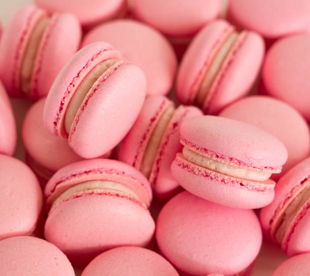 istock pastries macarons. Dessert. French cuisine. Selective focus. 1284966822