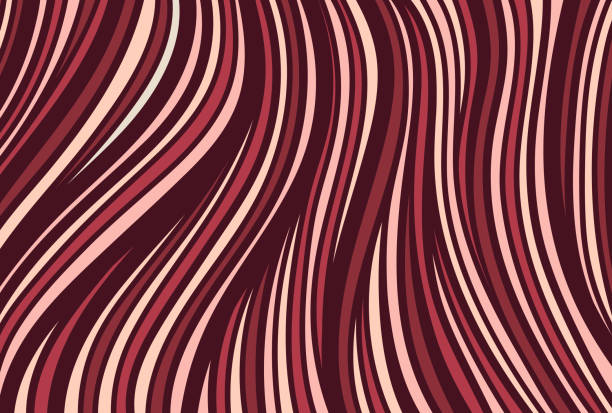 abstrakter flow-doodle-hintergrund - abstract backgrounds brown flowing stock-grafiken, -clipart, -cartoons und -symbole