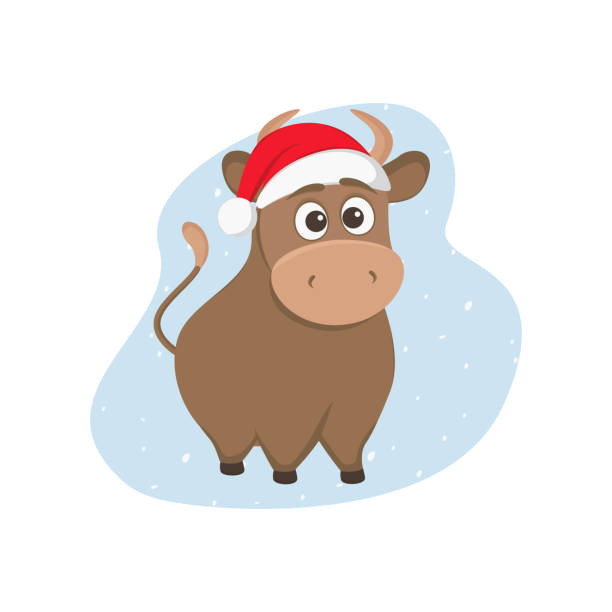 istock 2021 New Year of Bull - Stock Vector Illustration 1284976670