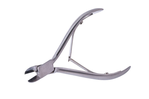 istock Medical cutting pliers isolated on white background 1284986506