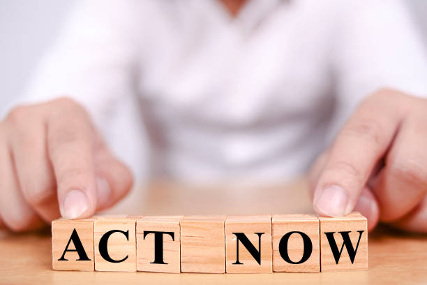 istock Act Now, Motivational Inspirational Quotes 1284992260