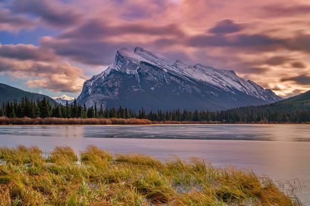 istock Cloudy Sky Over Vermilion Lakes 1284996262