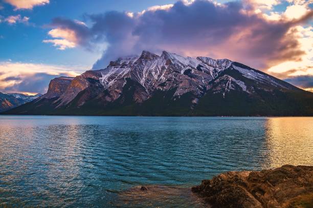 istock Morning Sky Over Lake Minnewanka 1284996328