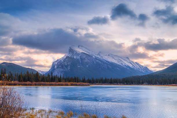 istock Cloudy Sky Over Vermilion Lakes 1284996514