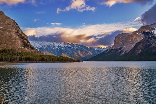 istock Sunrise Clouds Over Lake Minnewanka 1284996557