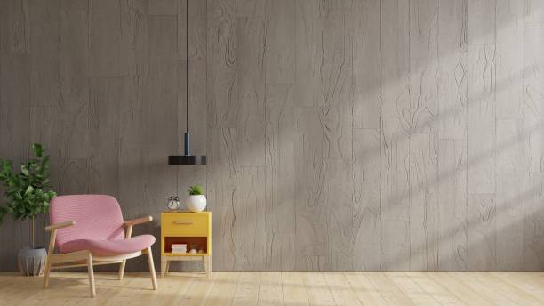 istock Loft style house with armchair and accessories. 1284998183