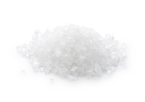 istock Himalayan rock salt placed on a white background 1285000553
