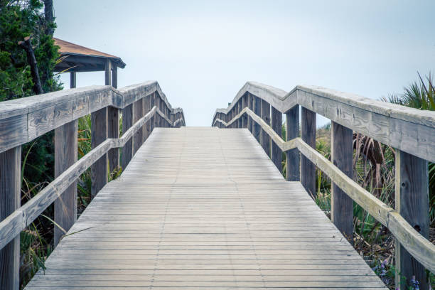 istock wooden walkway to the beach 1285013228