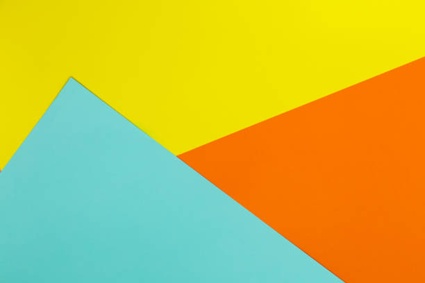 istock Soft blue, yellow and orange background. Colorful texture. Minimal concept. Creative concept. Pop Art. Bright Sweet fashion Style. Autumn colors 1285013262