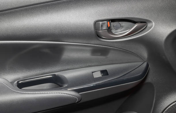 istock Door Handle and Side Mirror Control Switch of Car 1285019034