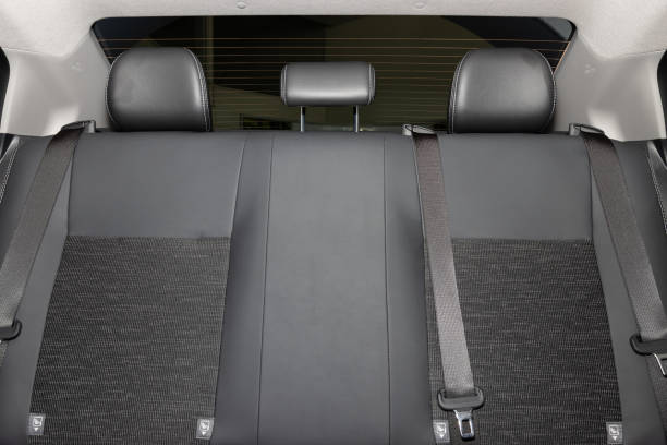 istock Car Rear Seat and Rear Window and Safety Belt 1285019561