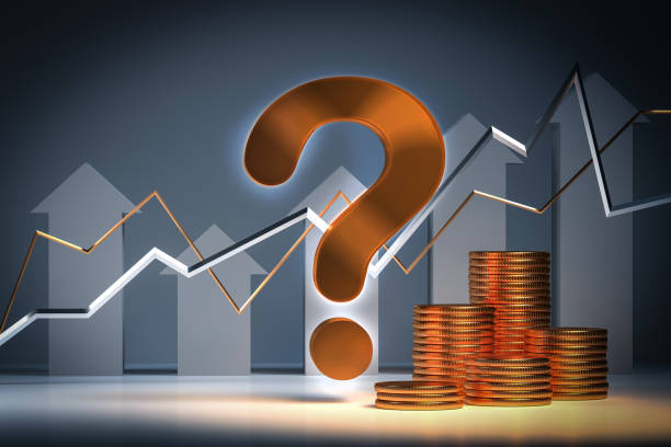 istock concept question mark - business chart diagram - 3d illustration 1285036382