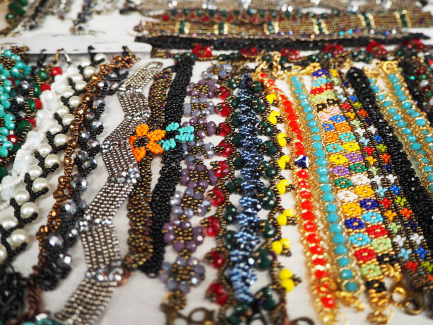 istock Handmade Jewelry Designs in Bazaar 1285036998