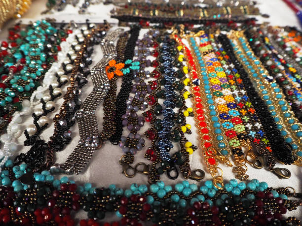 istock Handmade Jewelry Designs in Bazaar 1285037039