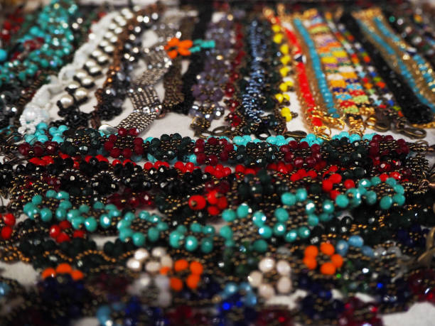 istock Handmade Jewelry Designs in Bazaar 1285037127