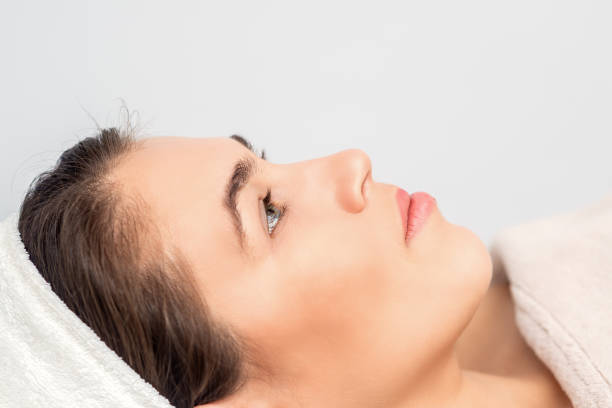 istock Woman waiting for cosmetic procedure 1285051690