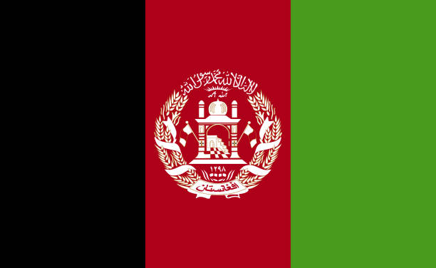 istock Afghanistan national flag in exact proportions - Vector 1285060710