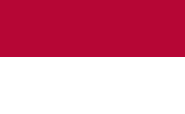 istock Indonesia national flag in exact proportions - Vector 1285060764