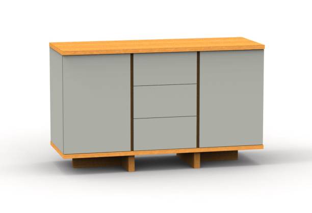 istock Rendering 3 dimention Cabinet, Side Board, Coffe table furniture 1285061287